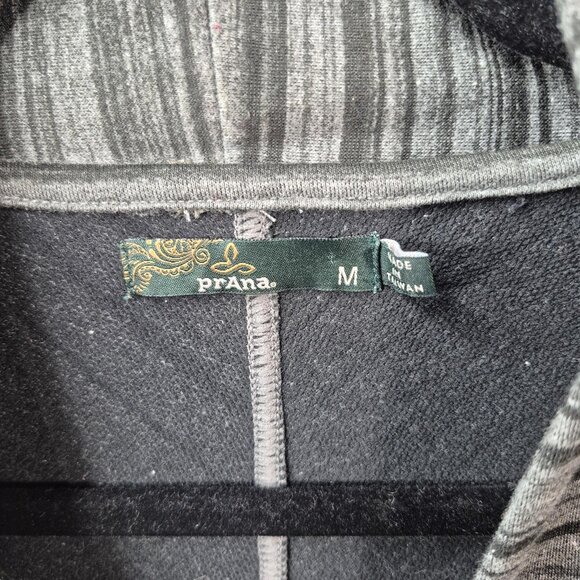 Prana Sweater Womens M Gray Wrap Cardigan Open Front Long Sleeve Casual Yoga - Picture 5 of 8